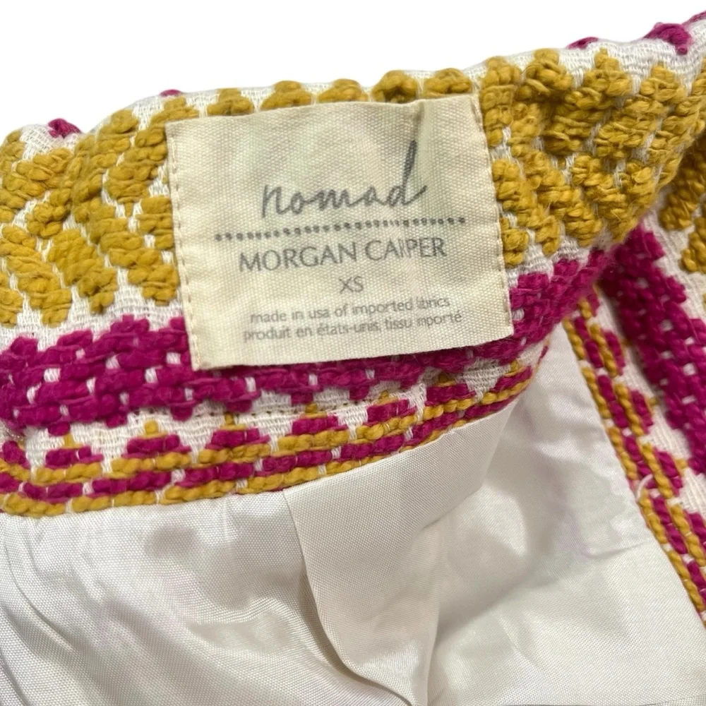 Anthropologie Nomad Morgan Carper‎ Women’s XS Woven Mini Skirt Pockets